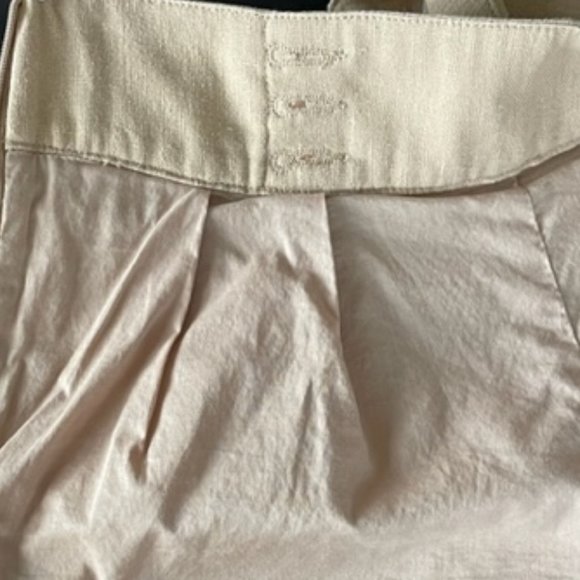 LINEN LOOK PLEATED SHORTS Scalloped Hem, 4 Pockets SUPER CUTE - Picture 13 of 16